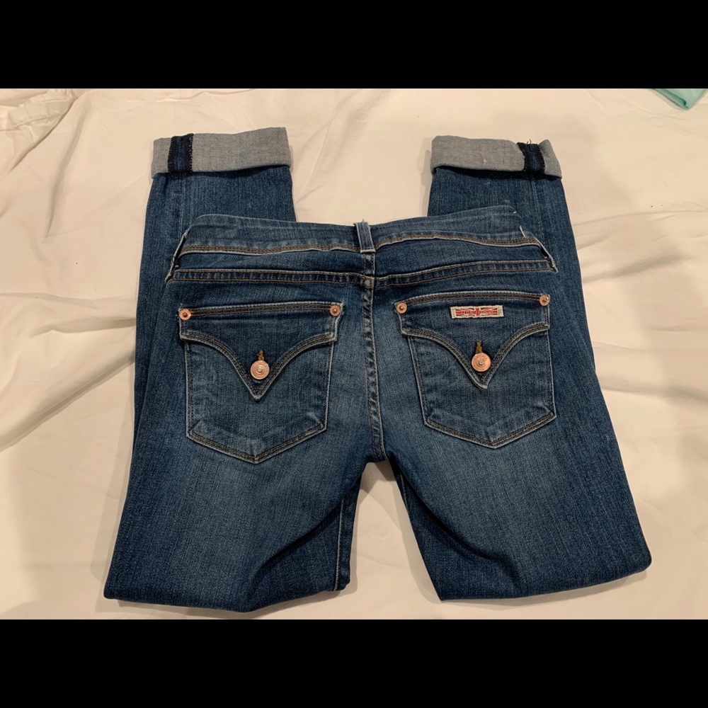 Hudson cropped/rolled jeans - size 24 - Picture 2 of 4